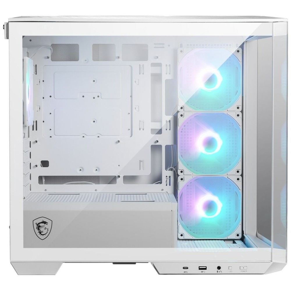 ATX Semi-Tower Gehäuse MSI MAG PANO M100R PZ Weiß Bunt