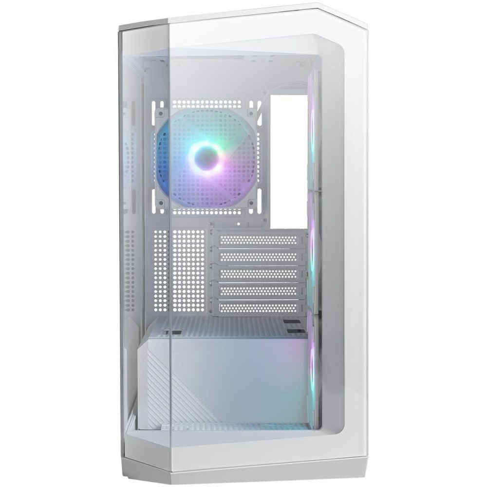 Boîtier ATX semi-tour MSI MAG PANO M100R PZ Blanc Multicouleur