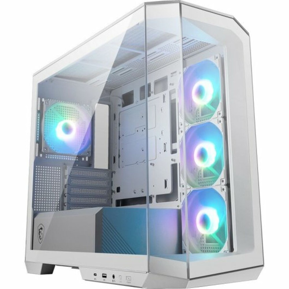 ATX Semi-Tower Gehäuse MSI MAG PANO M100R PZ Weiß Bunt