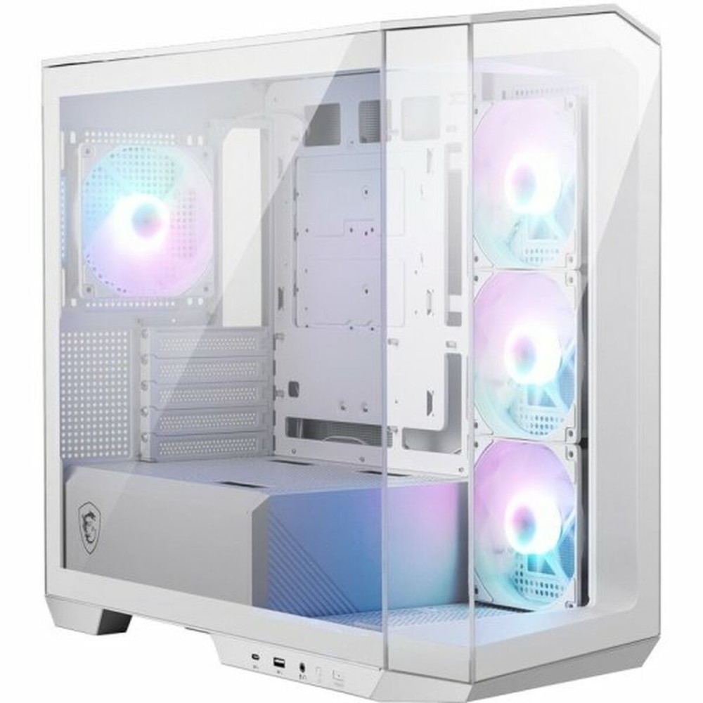 ATX Semi-Tower Gehäuse MSI MAG PANO M100R PZ Weiß Bunt