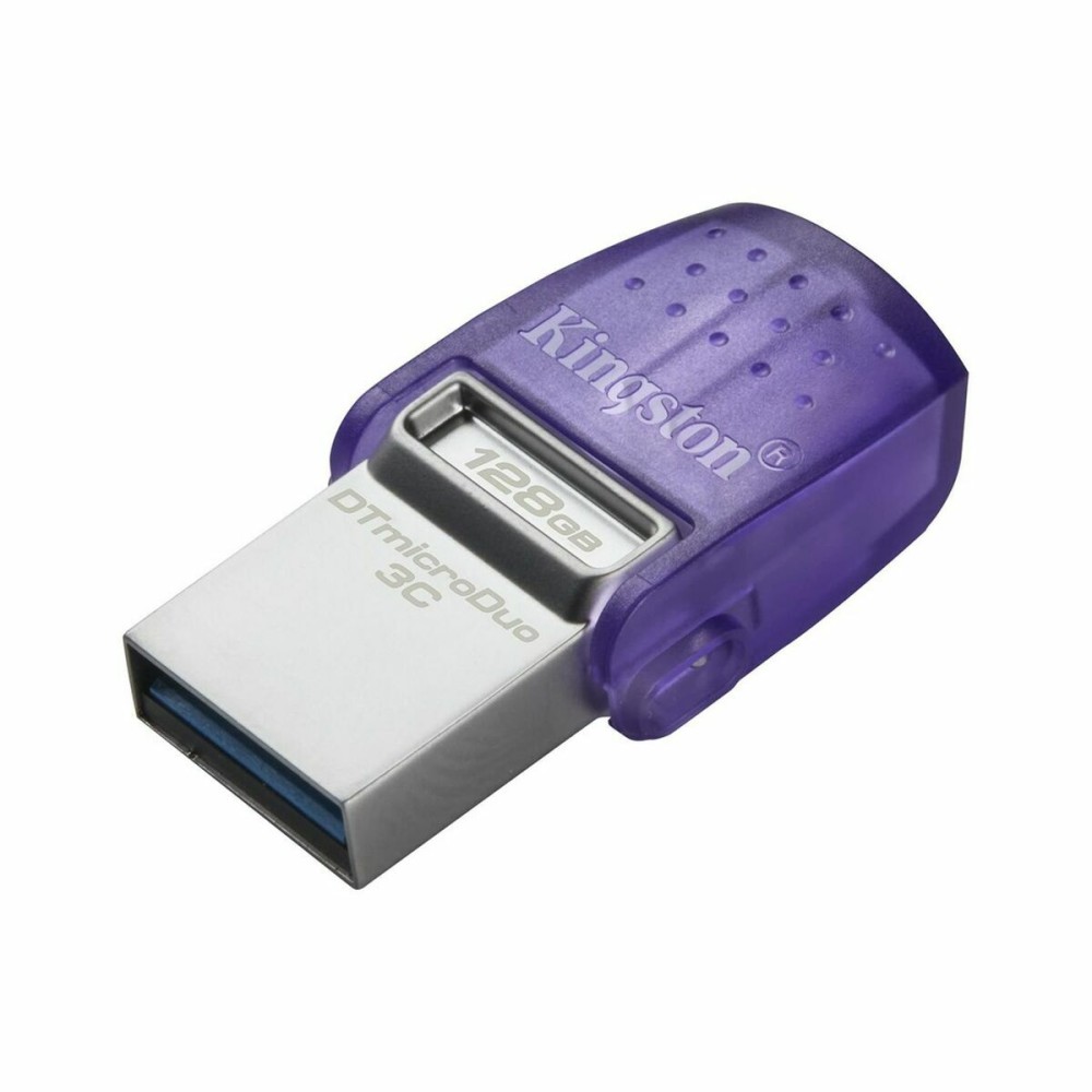 USB stick Kingston DataTraveler microDuo 3C Steel 128 GB (1 Unit)