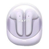 Wireless Earphones with Charging Case Havit Modern Buds Purple