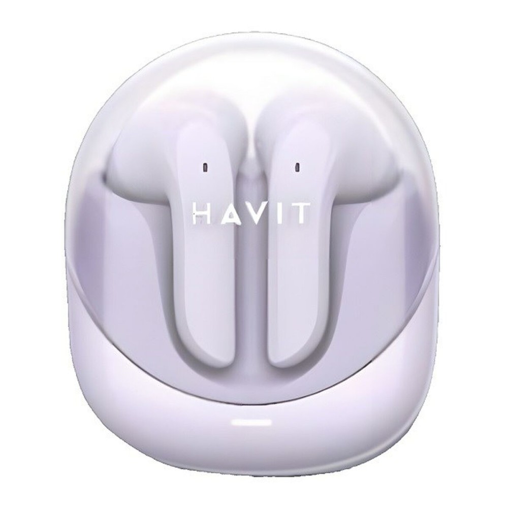 Wireless Earphones with Charging Case Havit Modern Buds Purple