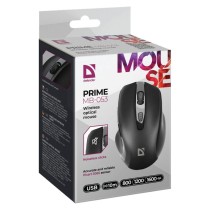 Drahtlose optische Maus Defender DEFENDER PRIME MB-053 RF SILENT Schwarz