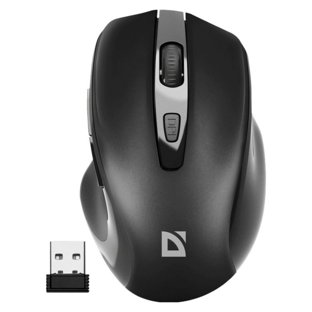 Drahtlose optische Maus Defender DEFENDER PRIME MB-053 RF SILENT Schwarz