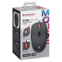 Optische Maus Defender DEFENDER ICON MB-057 Schwarz