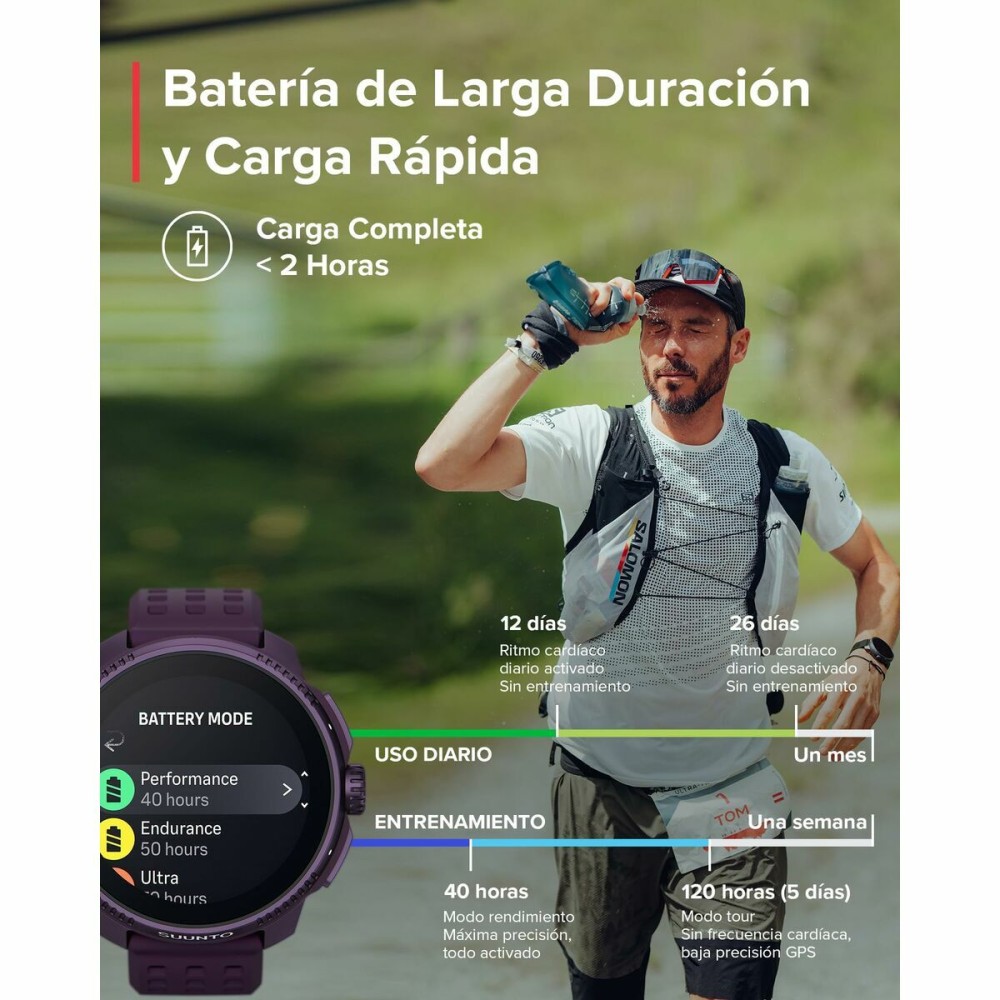 Montre intelligente Suunto SS050933000 Violet