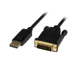 Adaptateur DisplayPort vers DVI Startech DP2DVIMM3BS Noir 90 cm