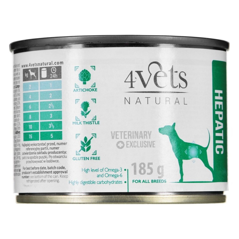 Nassfutter 4VETS Erwachsene Hunde Truthahn 185 g