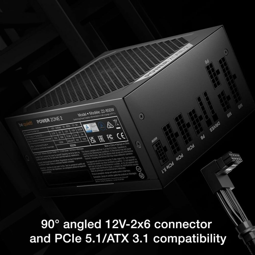 Stromquelle Be Quiet! BP007EU ATX 850 W RoHS CE 80 PLUS Platinum WEEE BSMI CB