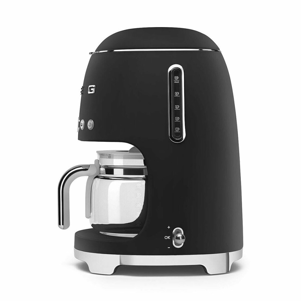 Filterkaffeemaschine Smeg DCF02BLMEU 1050 W Matte Hinterseite