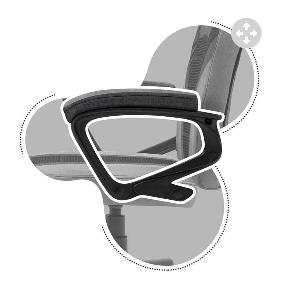 Gaming-Stuhl Huzaro Ranger 1.0 Grey Mesh Schwarz/Grau