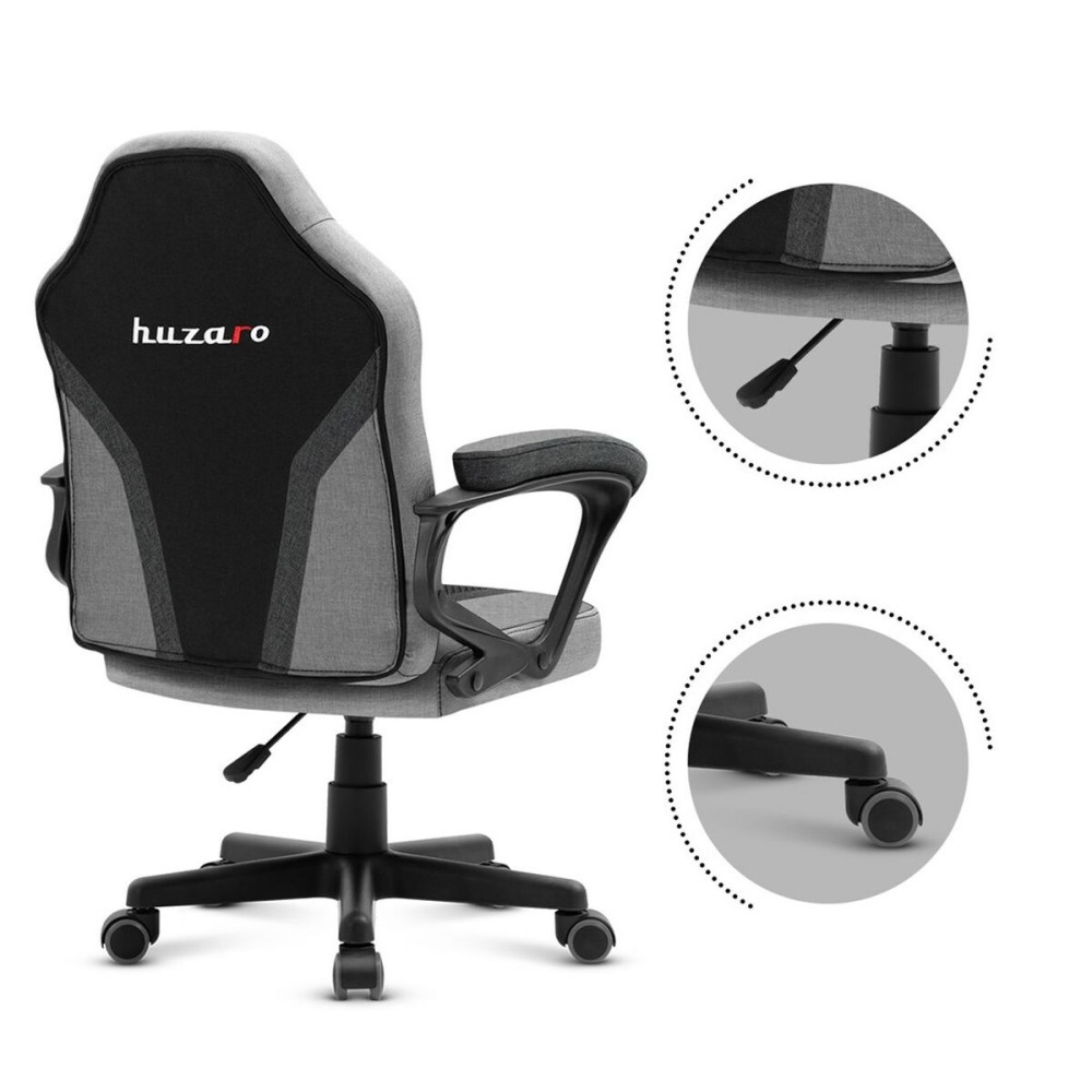 Gaming-Stuhl Huzaro Ranger 1.0 Grey Mesh Schwarz/Grau
