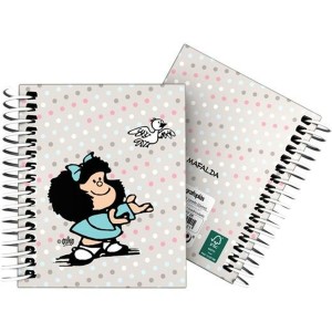 Notizbuch Mafalda Bird Bunt A7 100 Blatt