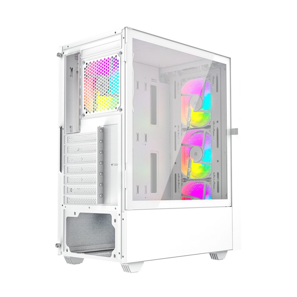 ATX Semi-tower Box GEMBIRD Fornax 4000W ARGB White Multicolour