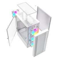 ATX Semi-tower Box GEMBIRD Fornax 4000W ARGB White Multicolour