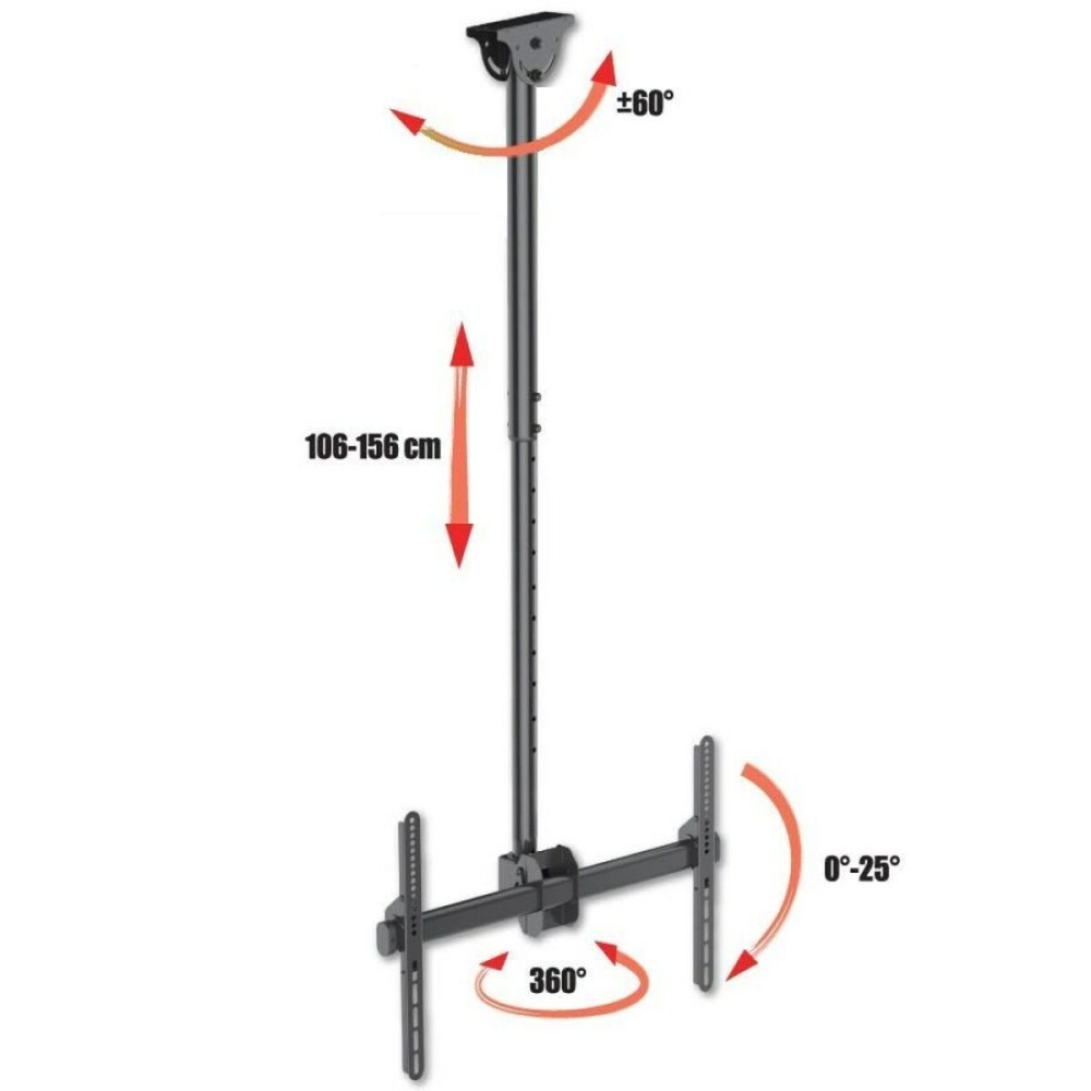 TV Ceiling Support Techly ICA-CPLB 946L 70" 37"