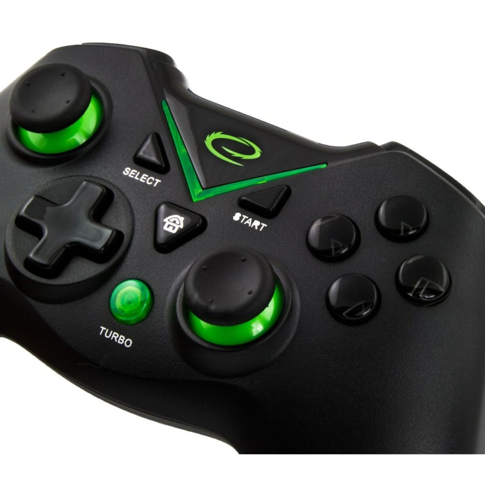 Contrôle des jeux Esperanza EGG112K Noir Vert Microsoft Xbox One PC PlayStation 3