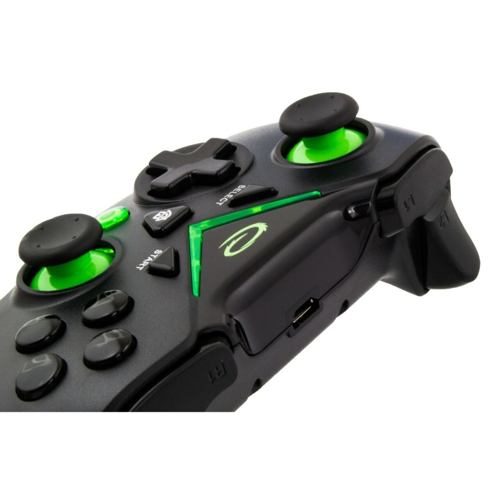 Contrôle des jeux Esperanza EGG112K Noir Vert Microsoft Xbox One PC PlayStation 3