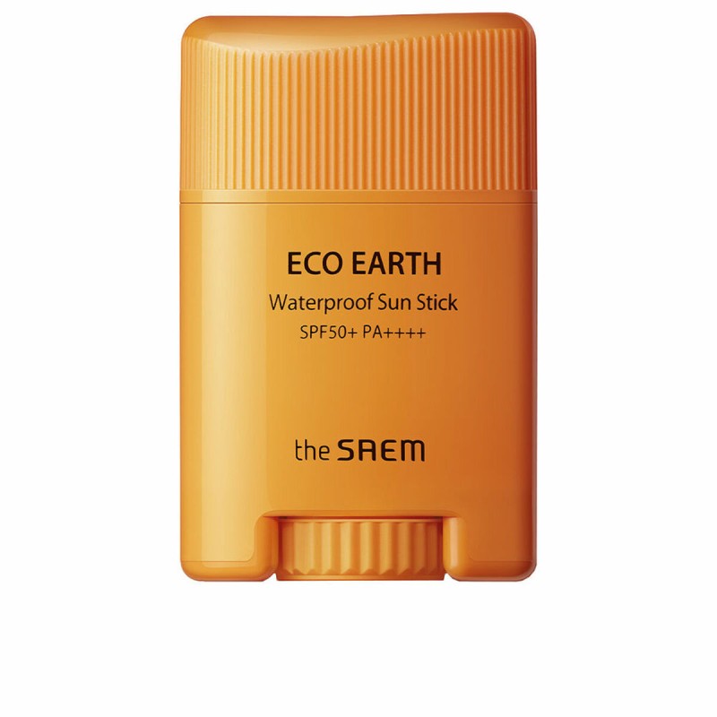 Bâton de crème solaire The Saem Eco Earth Spf 50+ 17 g Résistant à l'eau