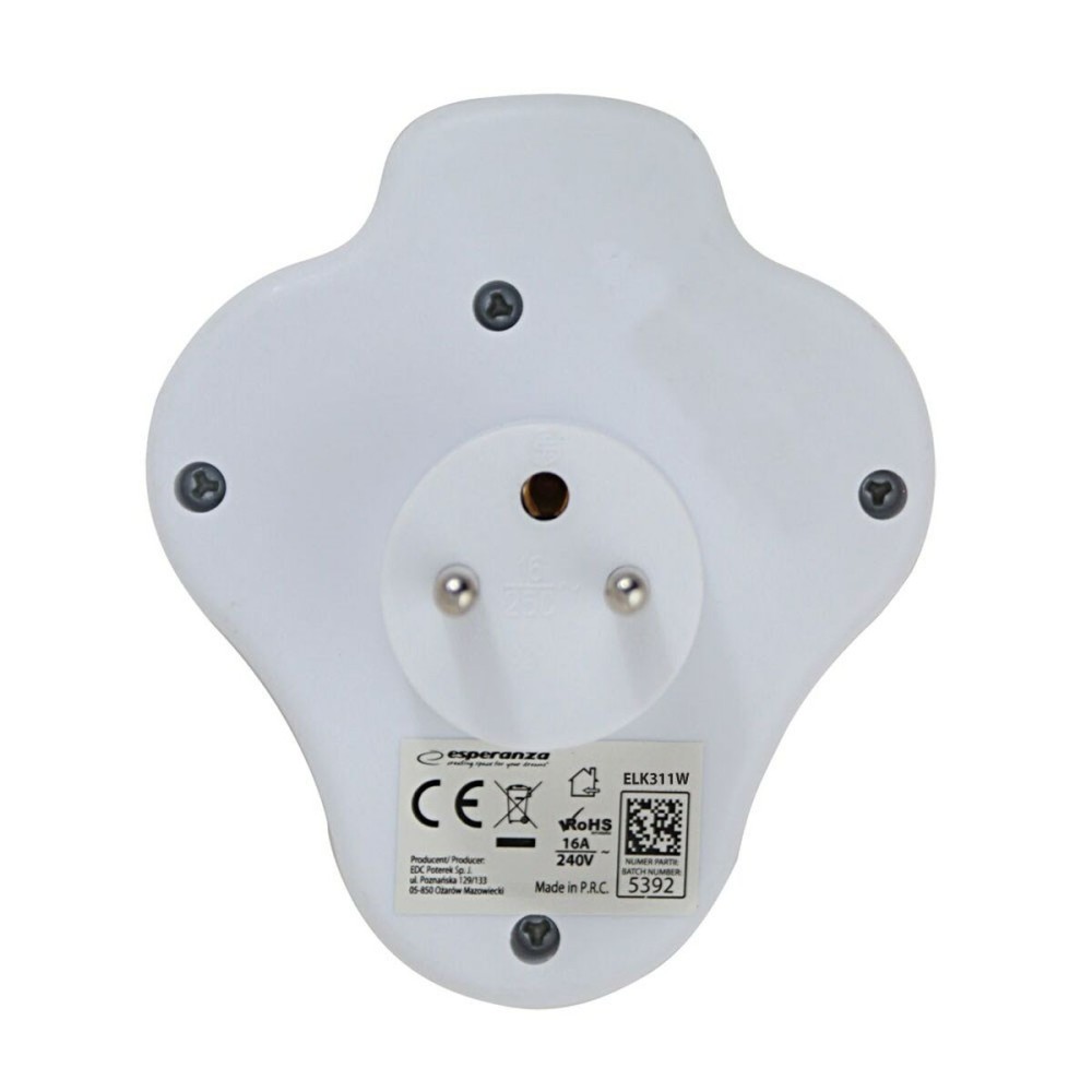 Steckdosenleiste Esperanza ELK311W 2 Stecker