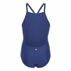 Maillot de Bain Fille Adidas Big Logo Bleu