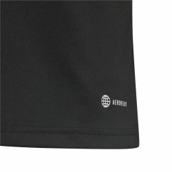 Kurzarm-T-Shirt für Kinder Adidas Tiro 23 Schwarz