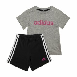 Ensemble de Sport pour Bébé Adidas Essentials Lineage Gris foncé