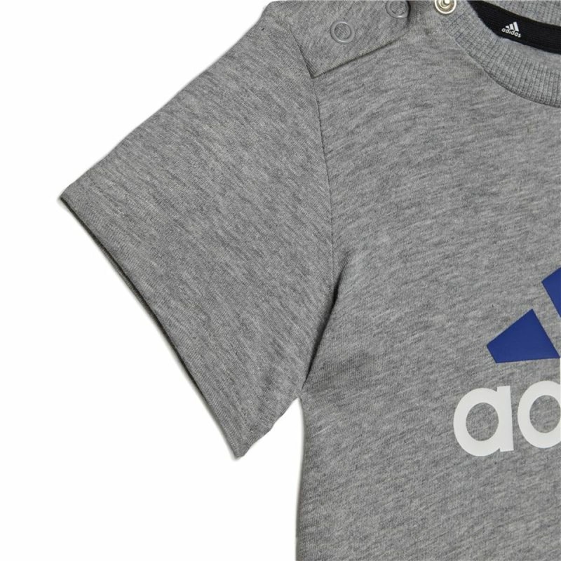 Sports Outfit for Baby Adidas Essentials Organic Grey