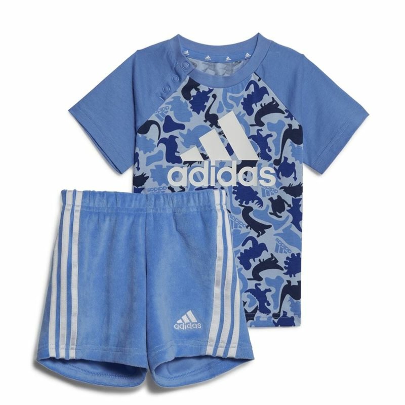 Ensemble de Sport pour Bébé Adidas Multicouleur Camouflage Dinosaures