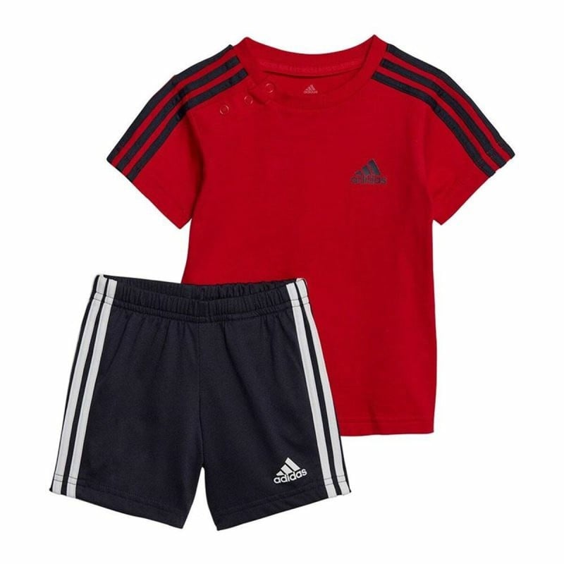 Sportset für Kinder Adidas 3 Stripes Rot