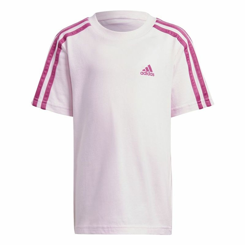 Ensemble de Sport pour Enfants Adidas 3 Stripes Rose