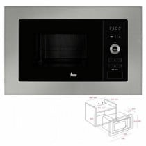 Built-in microwave with grill Teka MWE 225 FI 20 L 800W Steel 800 W 20 L