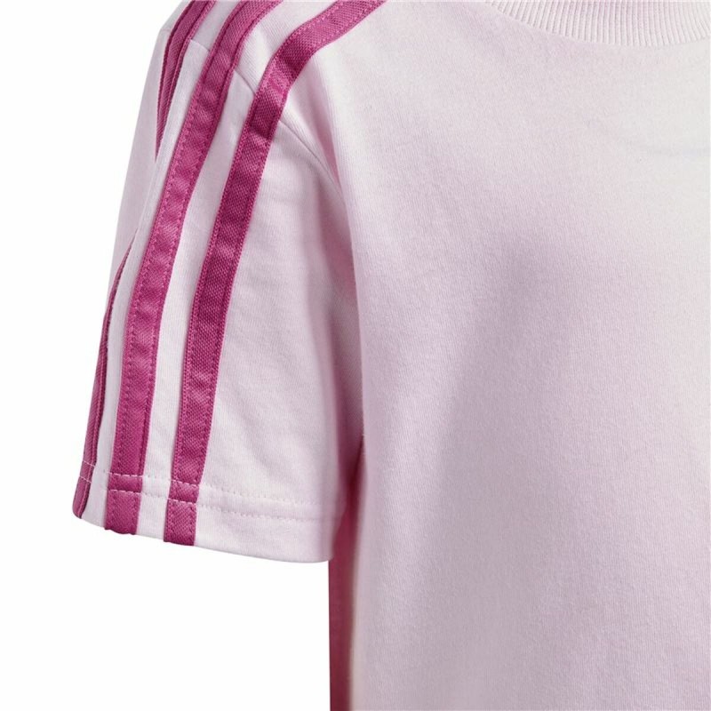 Ensemble de Sport pour Enfants Adidas 3 Stripes Rose