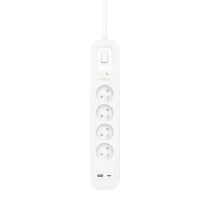 Rallonge 4 prises Schuko avec interrupteur Belkin SRB001CA2M (2 m)