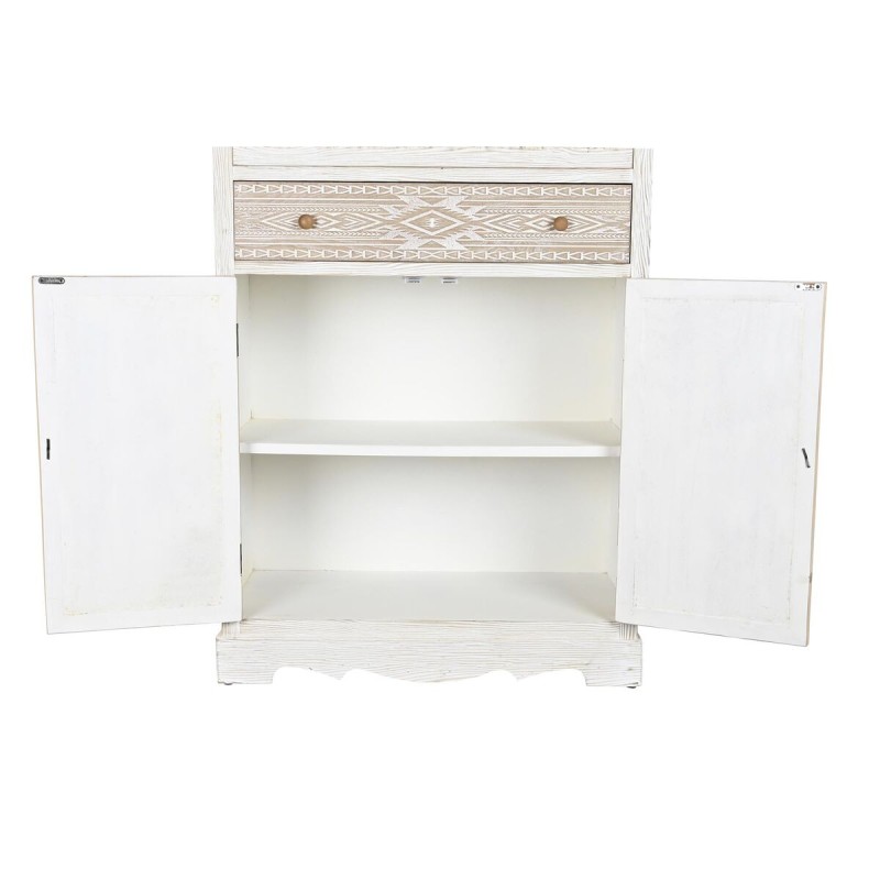 Schrank DKD Home Decor ABETO Weiß (Restauriert B)