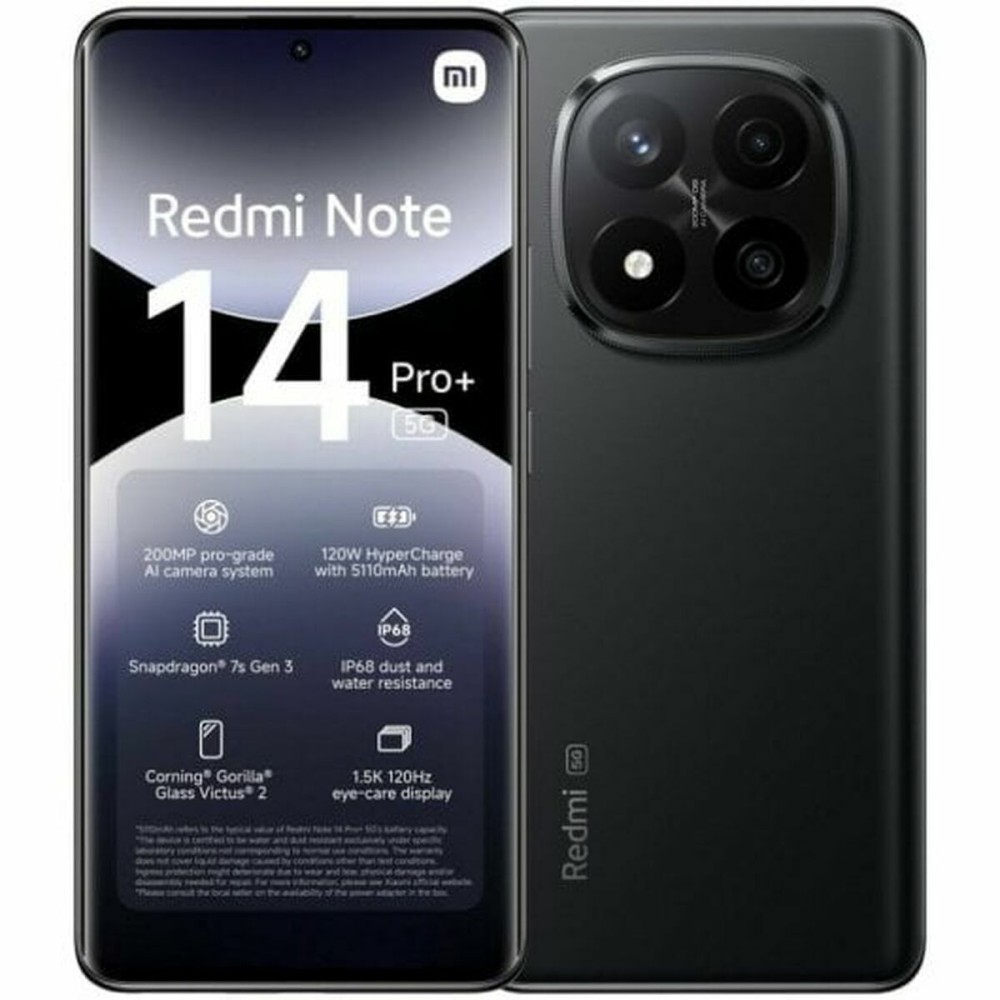 Smartphone Xiaomi MZB0I9OEU 6,67" 8 GB RAM 256 GB Black Midnight black