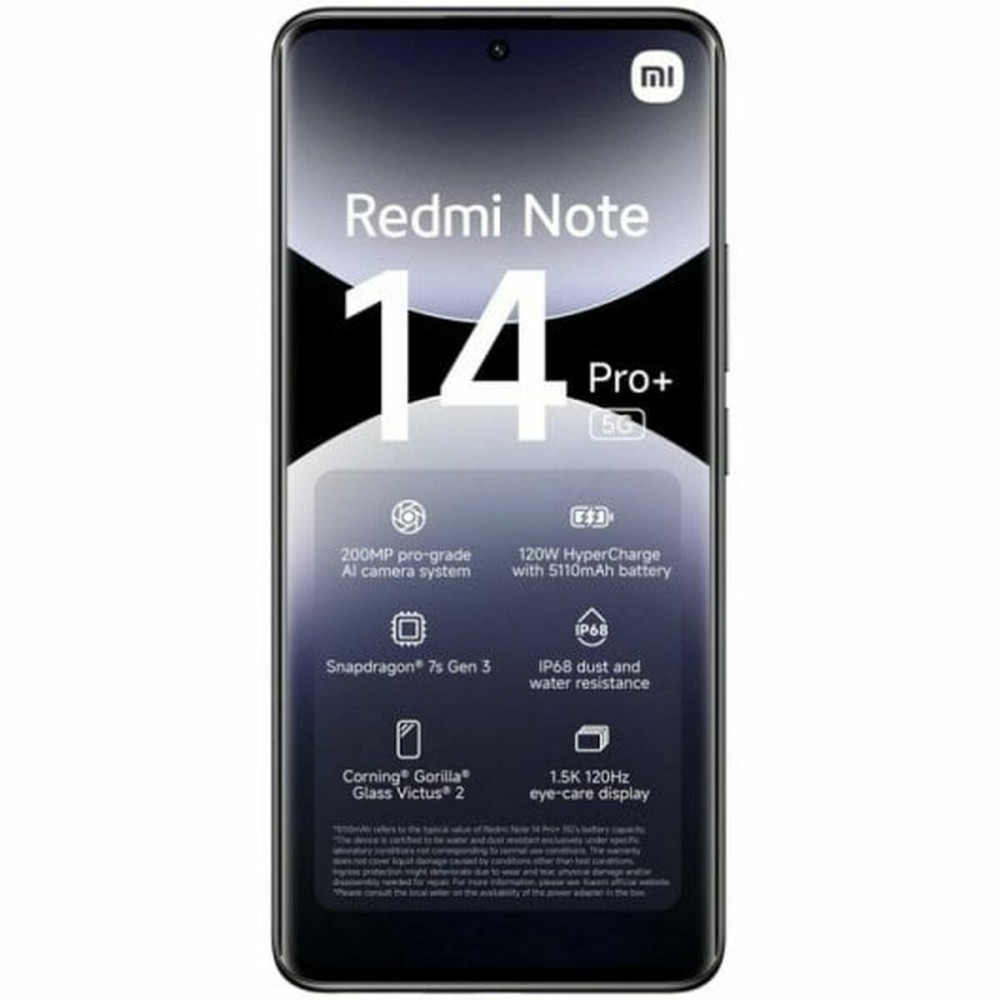 Smartphone Xiaomi MZB0I9OEU 6,67" 8 GB RAM 256 GB Black Midnight black