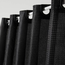 Rideau de Douche TODAY Noir Polyester 180 x 200 cm (12 Unités)