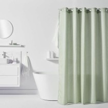 Rideau de Douche TODAY Vert Polyester 180 x 200 cm (12 Unités)