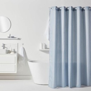 Rideau de Douche TODAY Bleu Polyester 180 x 200 cm (12 Unités)
