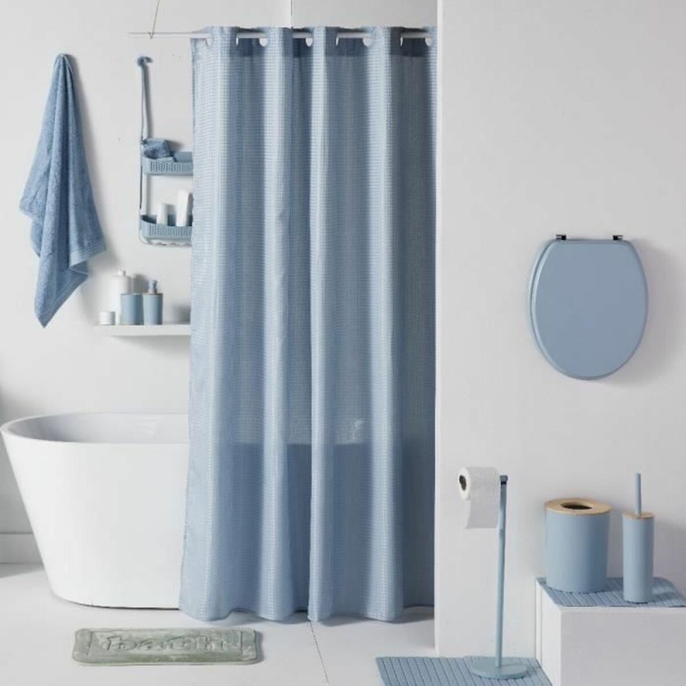 Rideau de Douche TODAY Bleu Polyester 180 x 200 cm (12 Unités)