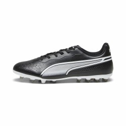 Chaussures de Football Multi-crampons pour Adultes Puma King Match MG Noir