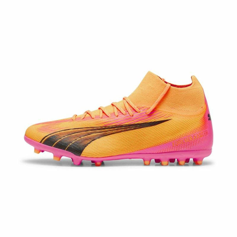 Multinocken-Fußballschuhe für Erwachsene Puma Ultra Pro MG Sun Stream Orange