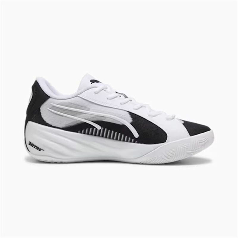 Basketball Shoes for Adults Puma All-Pro Nitroam White