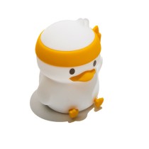 Tischleuchte Muitomas SILLAMPDUCKC Weiß Gummi