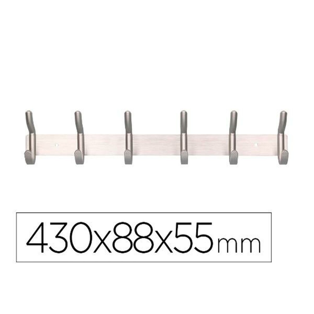 Coat rack Liderpapel PH01 Silver Metal