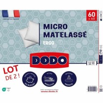 Oreiller DODO Blanc 60 x 60 cm (2 Unités)
