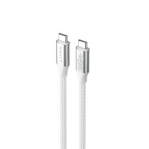 USB-C zu USB-C-Kabel Havit CB6290 Weiß Grau 1 m