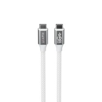 USB-C zu USB-C-Kabel Havit CB6290 Weiß Grau 1 m